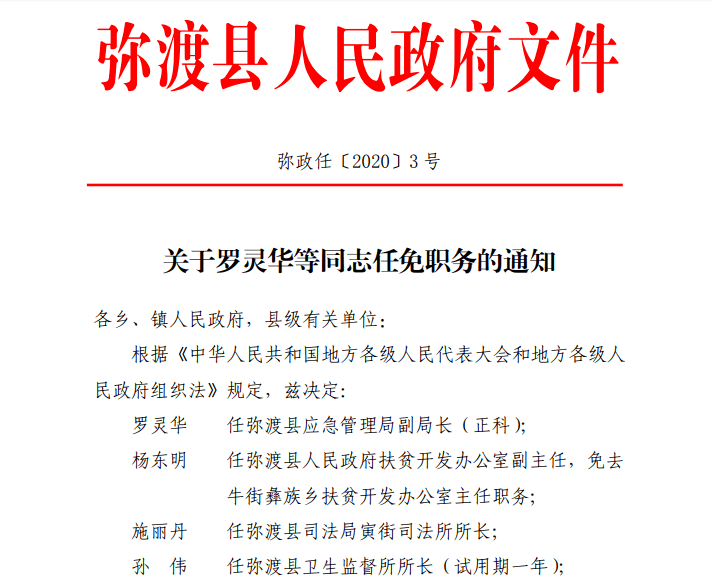 关于弥渡县级公路维护监理事业单位人事任命分析报告