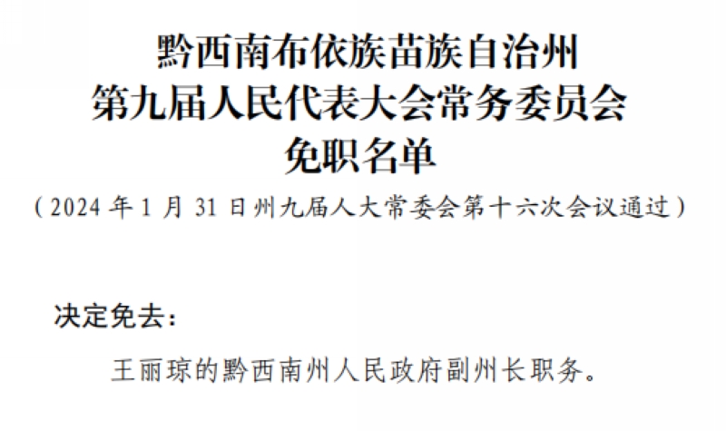 黔西南布依族苗族自治州城市社会经济调查队人事任命及其长远影响分析